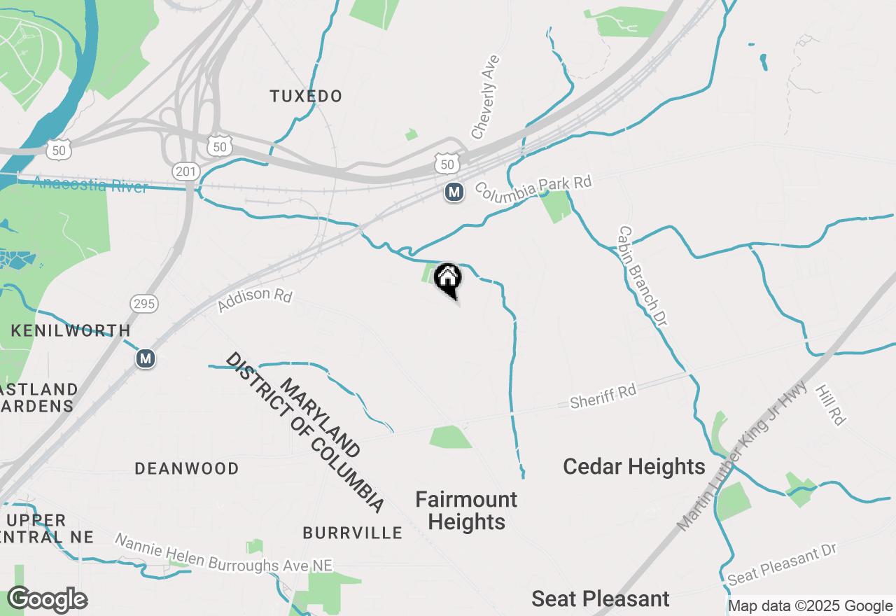 Map of 1417 Farmingdale Avenue, Capitol Heights, MD 20743