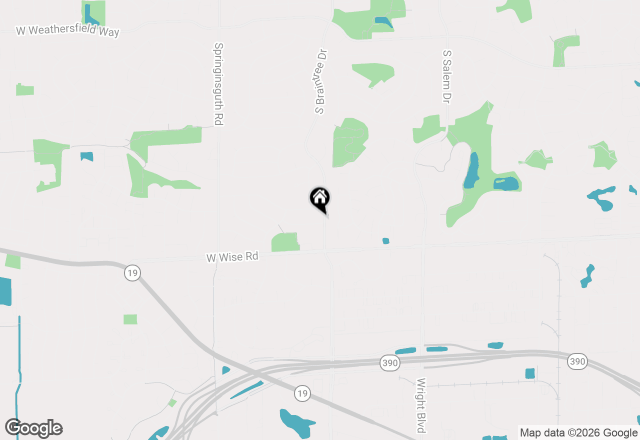Map of 1214 Milton Lane, Schaumburg, IL 60193