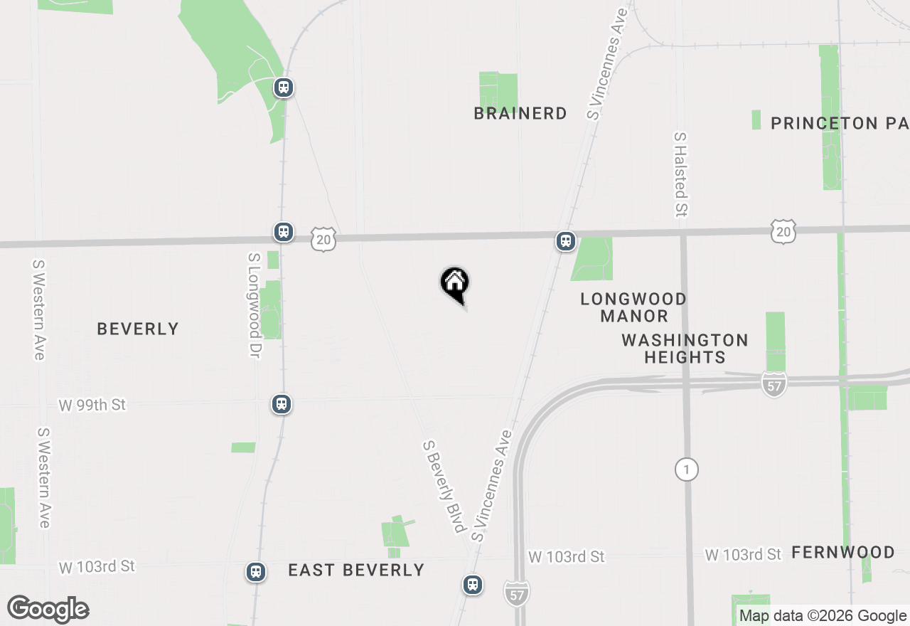 Map of 1341 W 97th Street, Chicago, IL 60643
