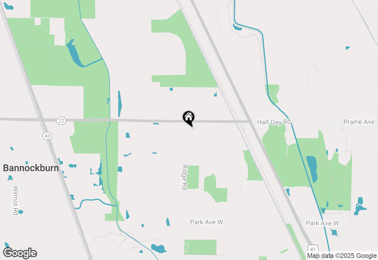 Map of 1712 Violet Court, Highland Park, IL 60035