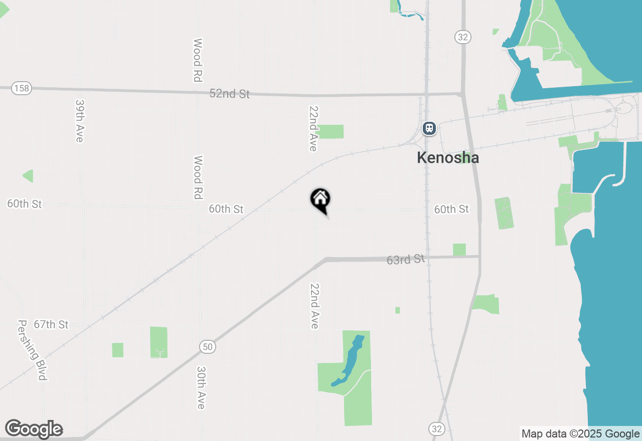 Map of 6017 22nd Ave, Kenosha, WI 53143