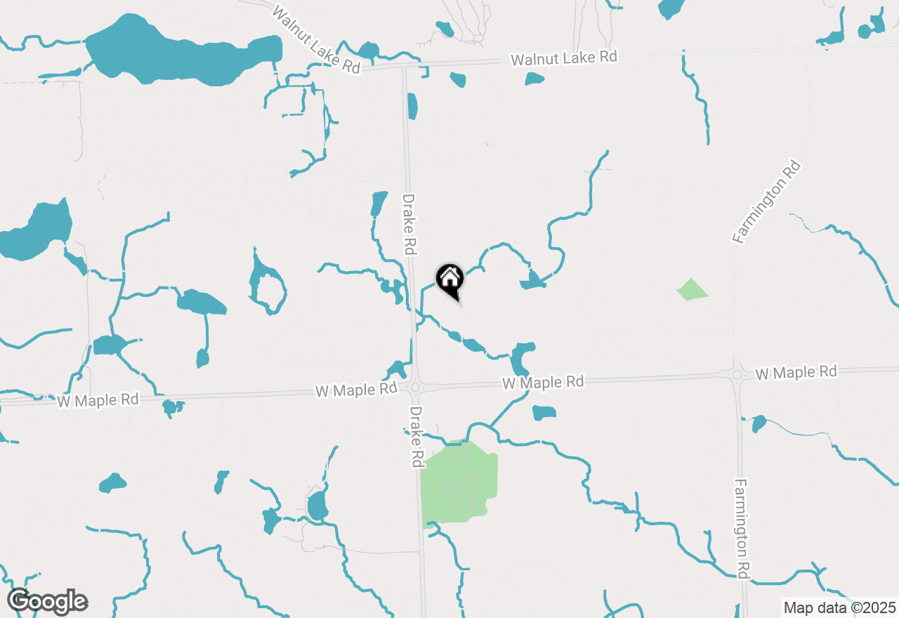 Map of 6212 Timberwood N, West Bloomfield, MI 48322