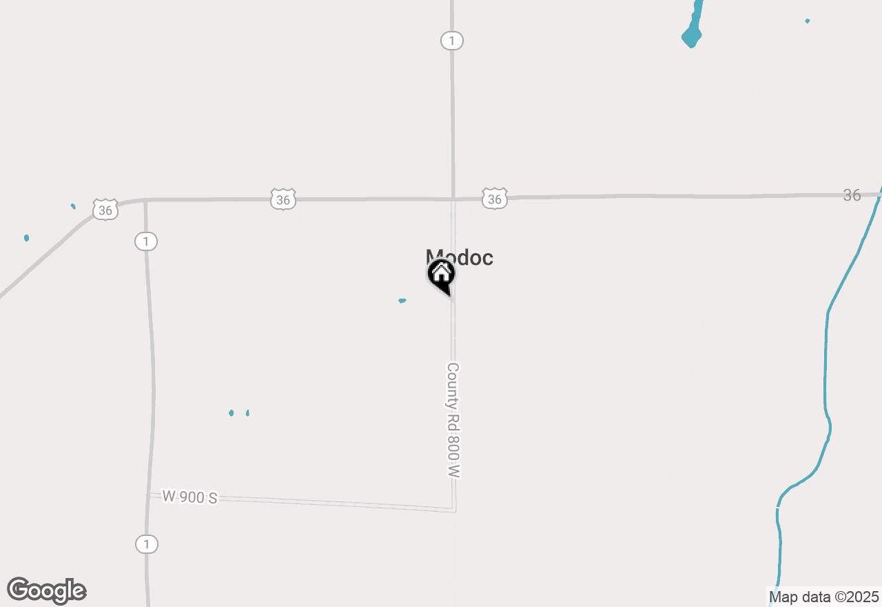 Map of 219 S Main Street, Modoc, IN 47358