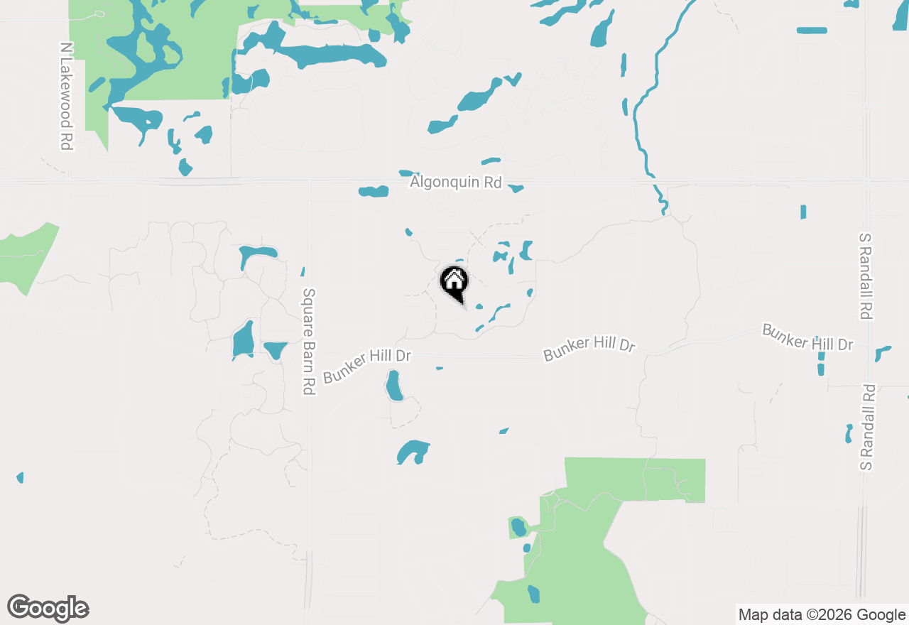 Map of 4291 Wanderlust Drive, Algonquin, IL 60102