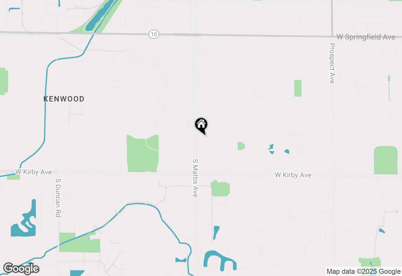 Map of 1303 S Western Avenue, Champaign, IL 61821