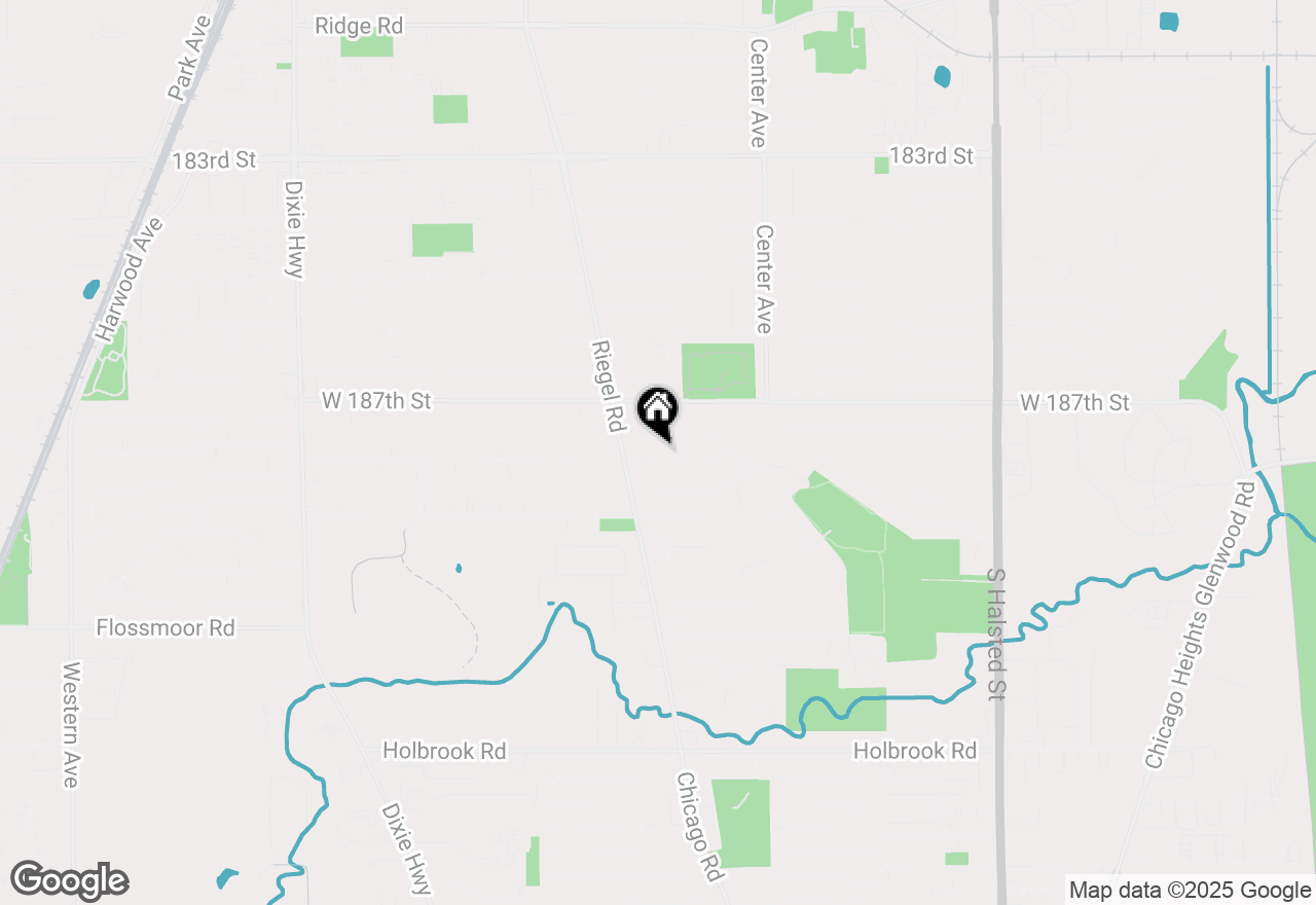 Map of 18749 Loomis Avenue, Homewood, IL 60430