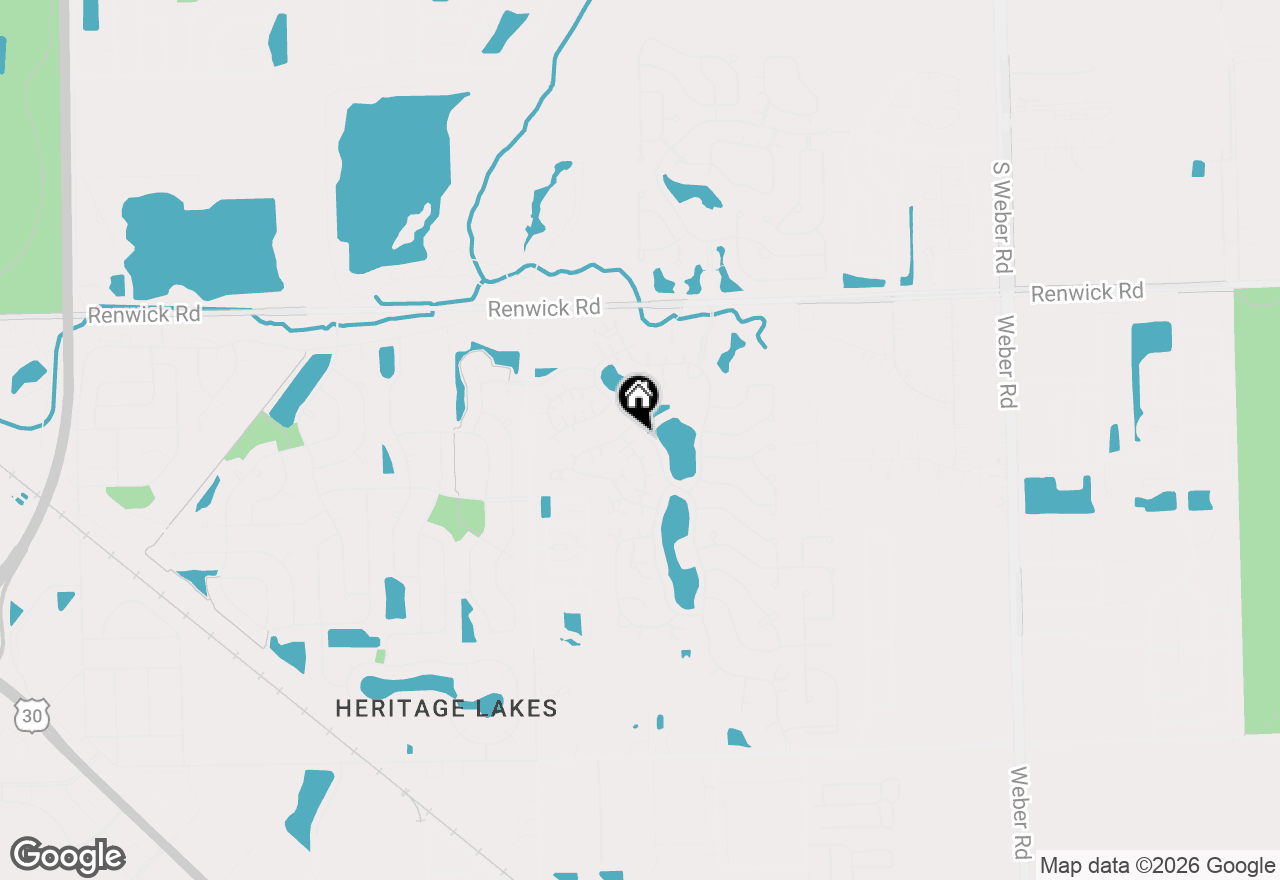 Map of 16127 Powderhorn Lake Way, Crest Hill, IL 60403