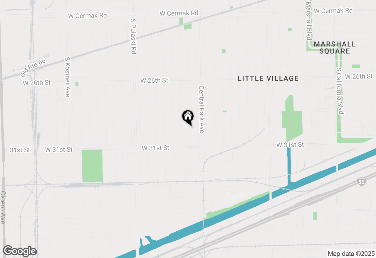 Map of 2859 S Lawndale Avenue, Chicago, IL 60623