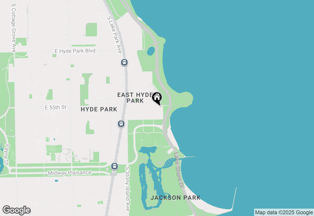 Map of 1765 E 55th Street #H2, Chicago, IL 60615