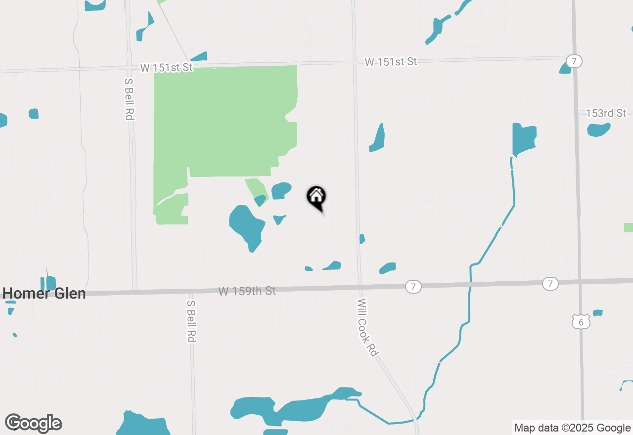 Map of 12133 Black Pine Trail, Homer Glen, IL 60491