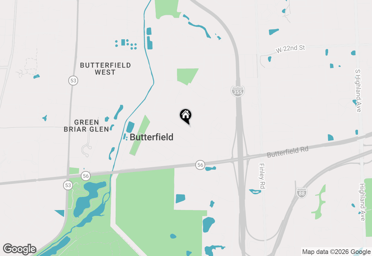 Map of 21W137 Everest Road, Lombard, IL 60148