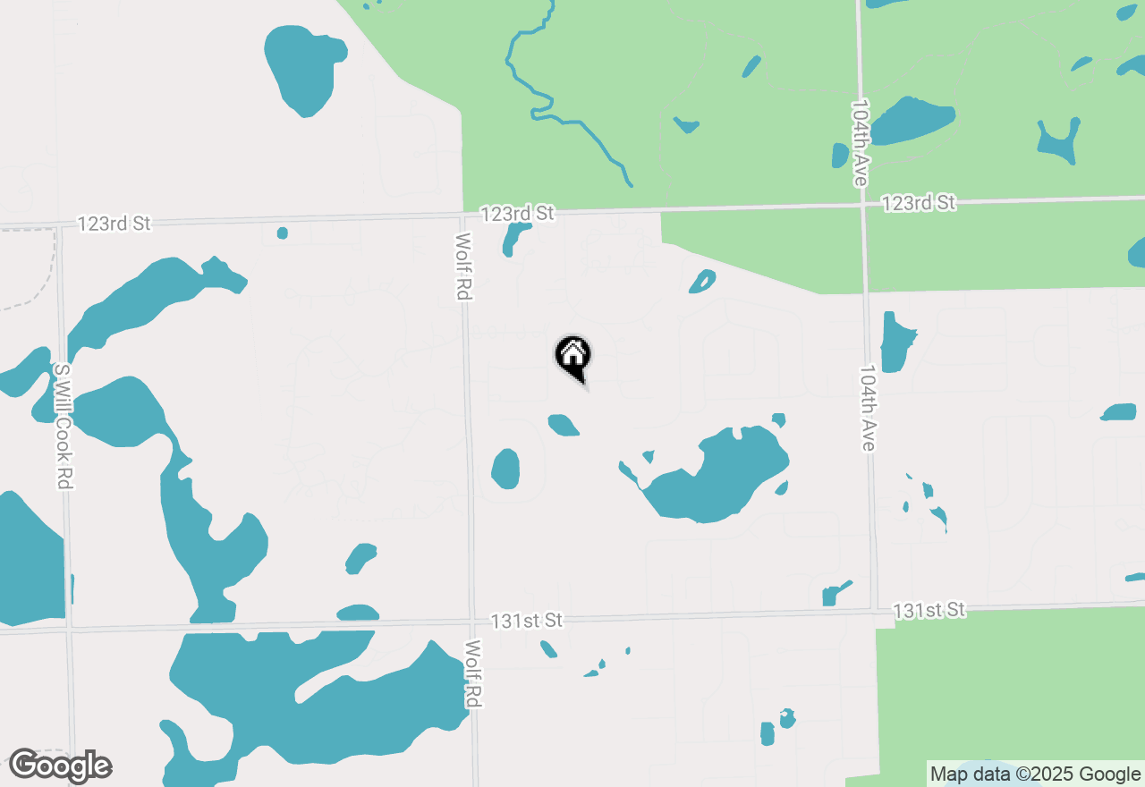 Map of 12614 Rail Lane, Palos Park, IL 60464