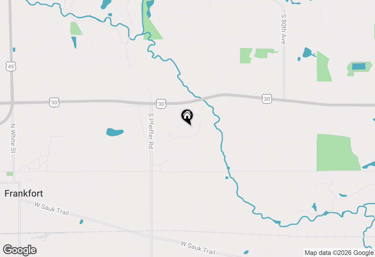 Map of 21329 Windy Hill Drive, Frankfort, IL 60423