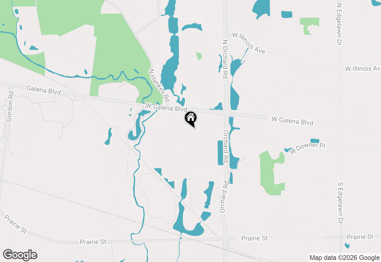 Map of 2477 Cambridge Drive, Aurora, IL 60506
