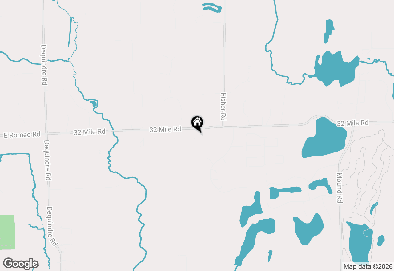 Map of 68960 Silver Fox Lane, Washington, MI 48095