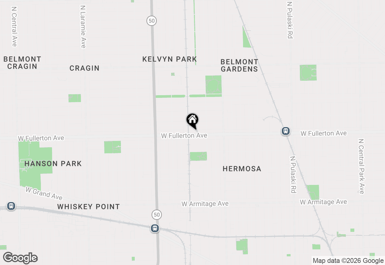 Map of 4538 W Fullerton Avenue, Chicago, IL 60639