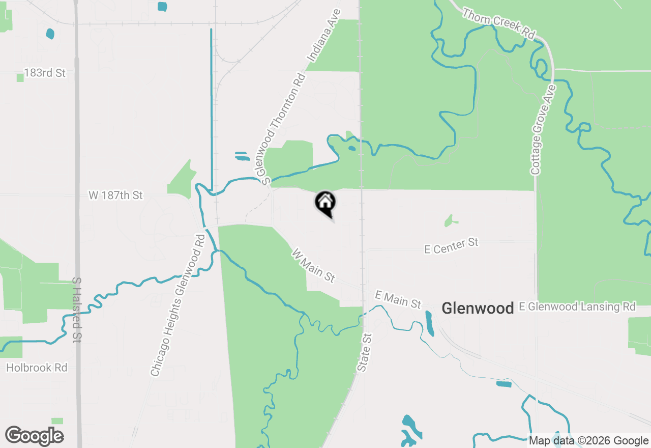 Map of 47 N Wabash Avenue, Glenwood, IL 60425