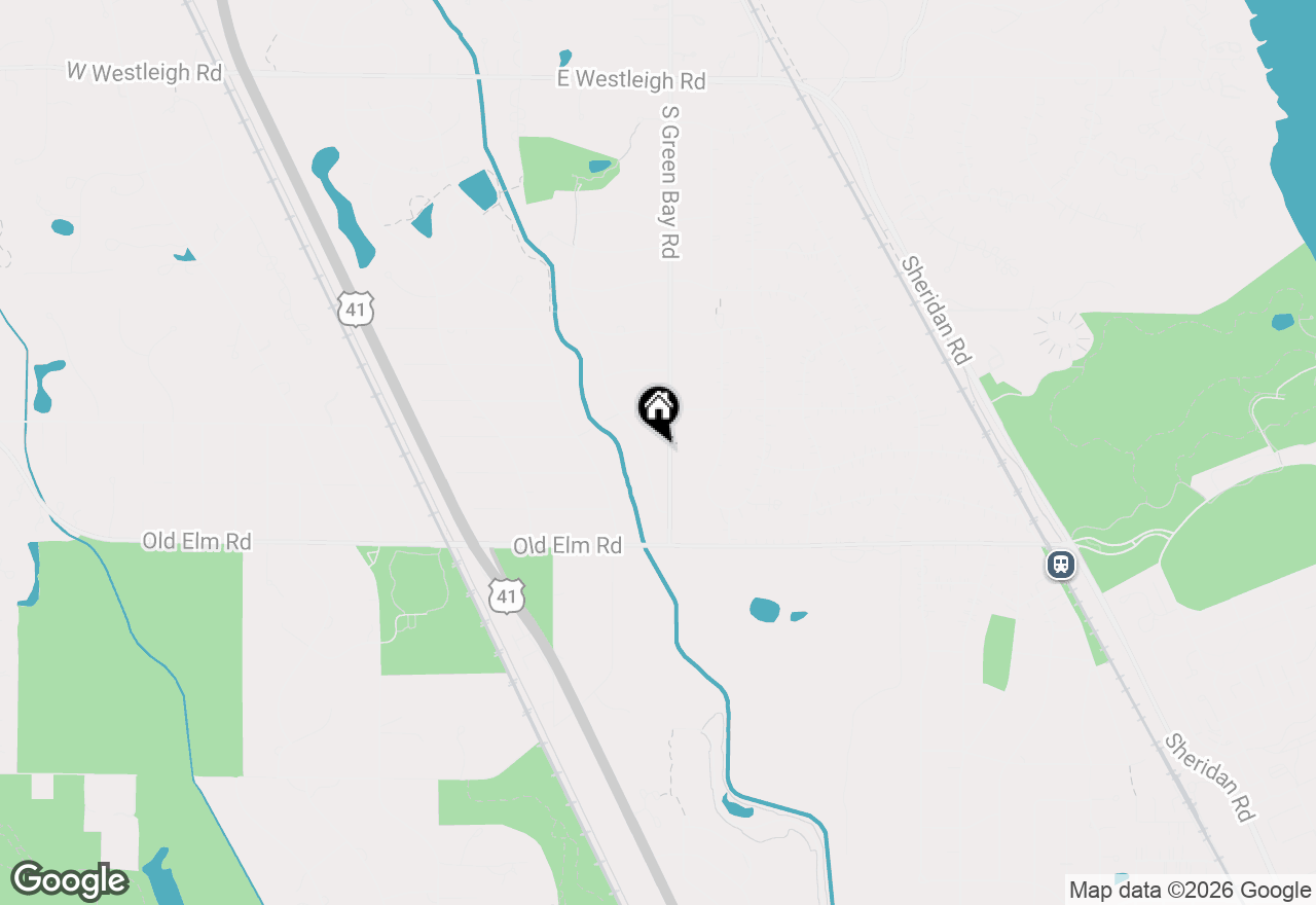 Map of 1040 S Green Bay Road, Lake Forest, IL 60045