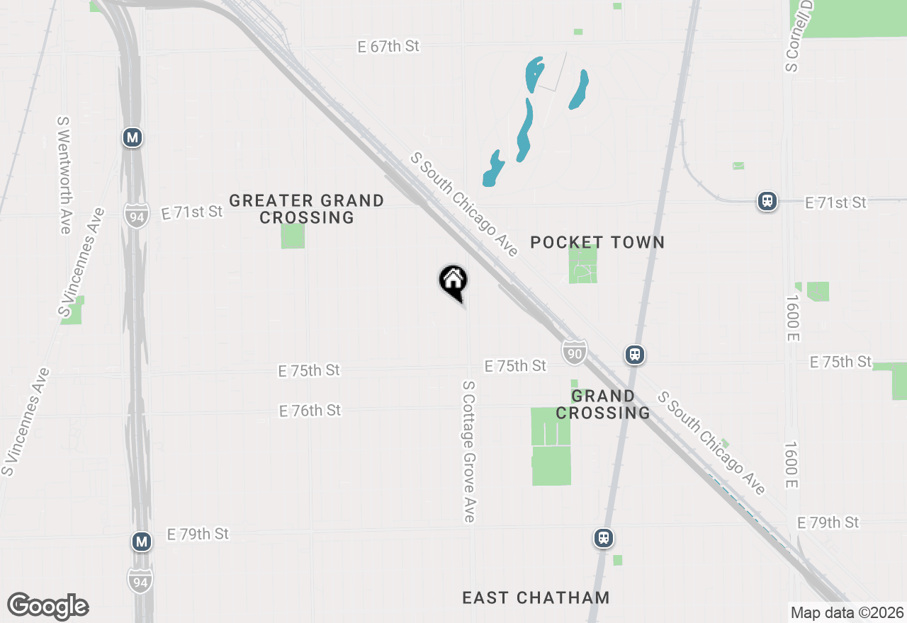Map of 7339 S Evans Avenue, Chicago, IL 60619