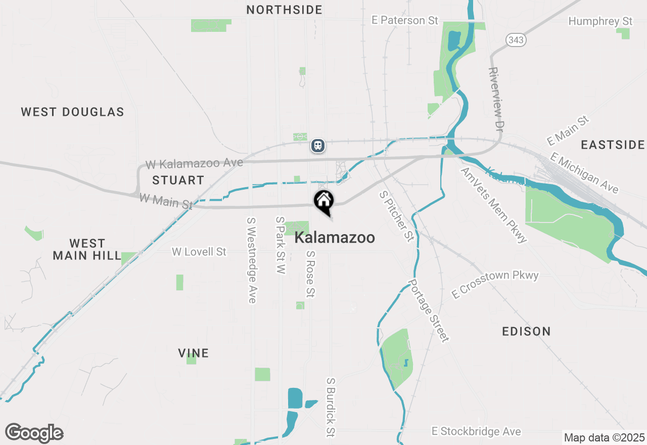 Map of 202 S Kalamazoo, Kalamazoo, MI 49007