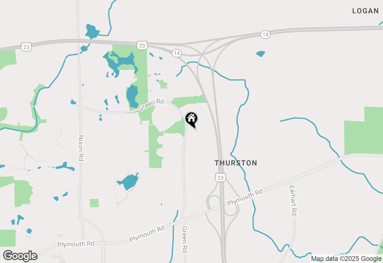 Map of 3367 Burbank Drive, Ann Arbor, MI 48105