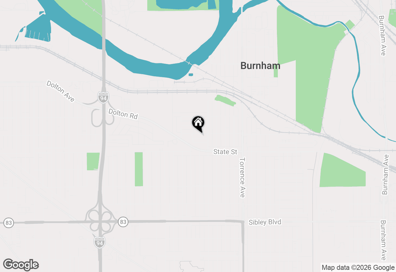 Map of 1633 Downs Drive, Calumet City, IL 60409