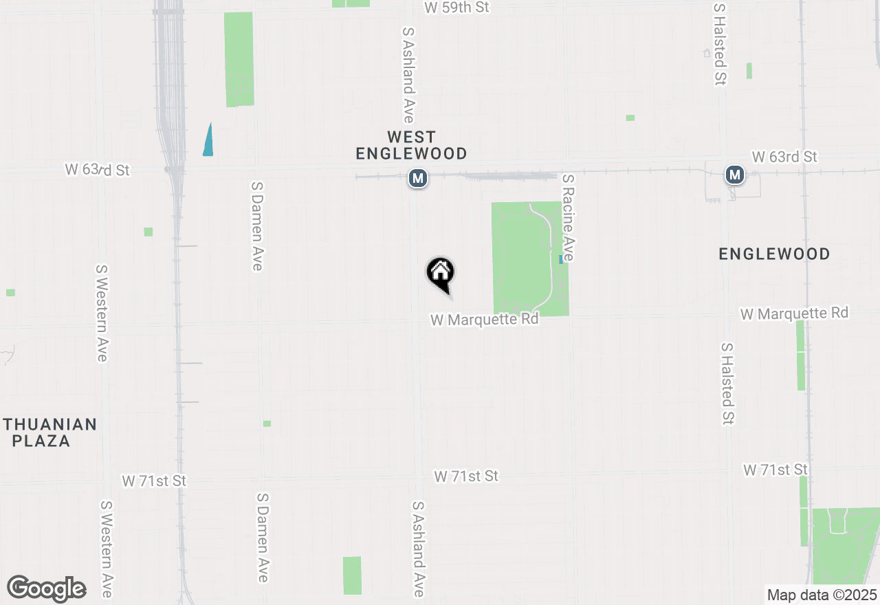 Map of 6631 S Justine Street, Chicago, IL 60636