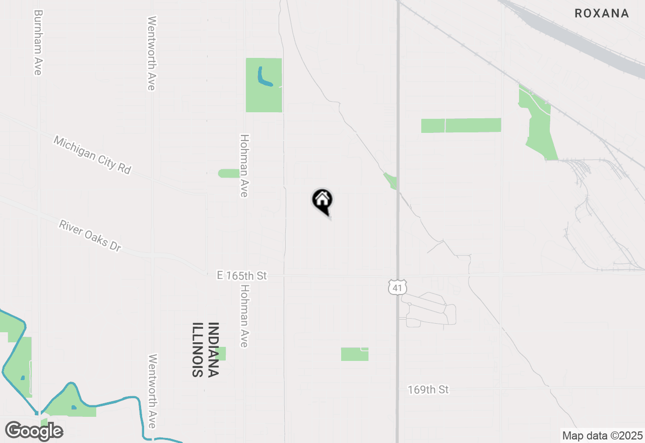 Map of 516-18 Kenwood Street #2E, Hammond, IN 46324