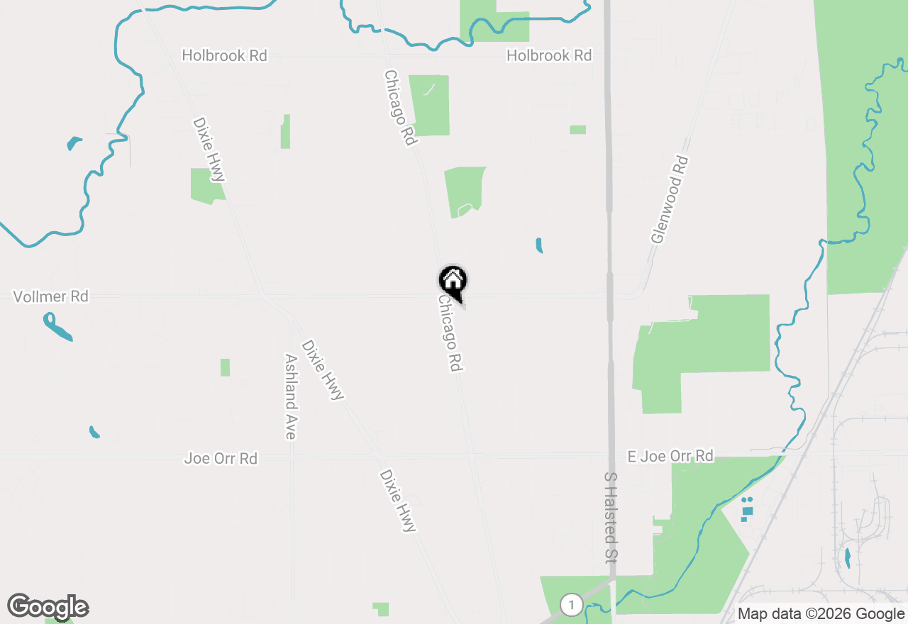 Map of 222 S Mayfair Place, Chicago Heights, IL 60411