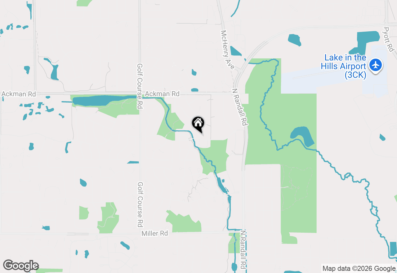 Map of 1679 Yellowstone Circle, Crystal Lake, IL 60014