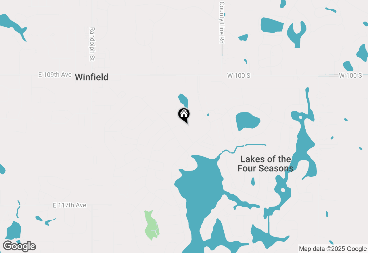 Map of 3016 Sunrise Drive, Crown Point, IN 46307
