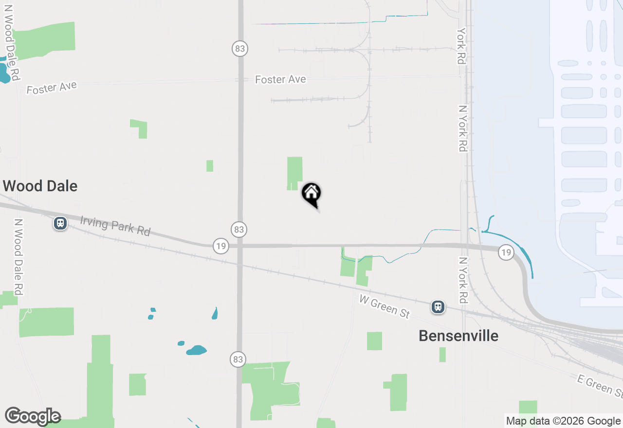 Map of 901 Brookwood Street, Bensenville, IL 60106