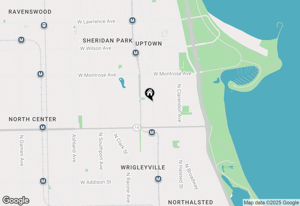 Map of 4144 N Sheridan Road #408, Chicago, IL 60613