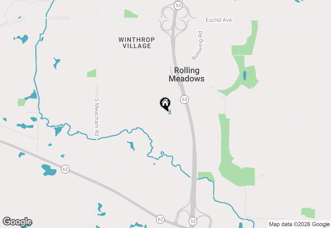 Map of 3 Holyoke On Auburn, Rolling Meadows, IL 60008