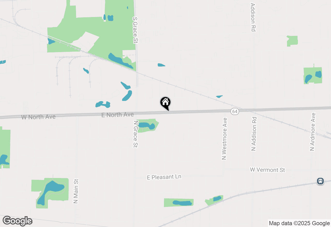 Map of 1023 W North Avenue, Villa Park, IL 60181