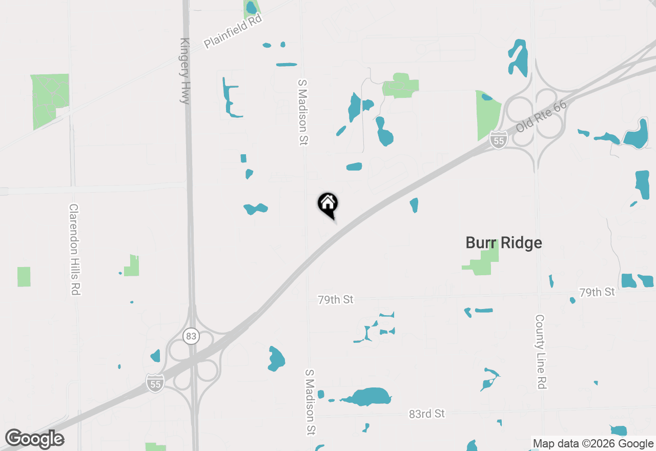 Map of 10S449 Carrington Circle, Burr Ridge, IL 60527