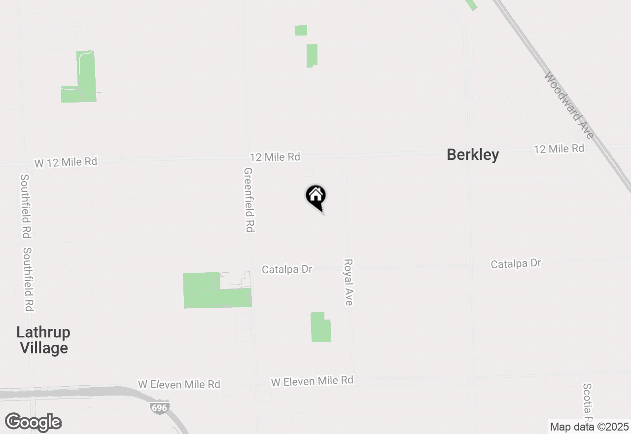Map of 2967 Phillips Avenue, Berkley, MI 48072