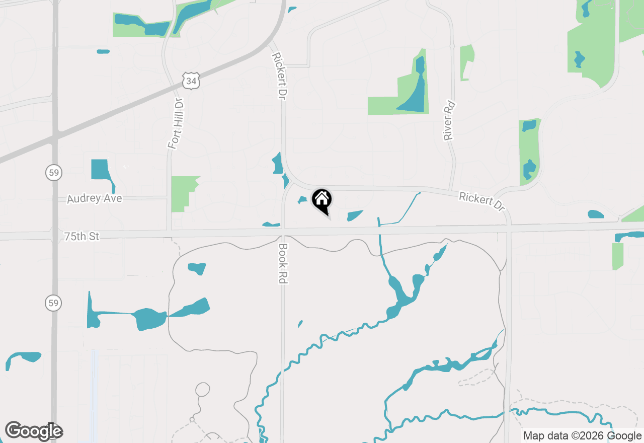 Map of 1267 Arapaho Court, Naperville, IL 60540