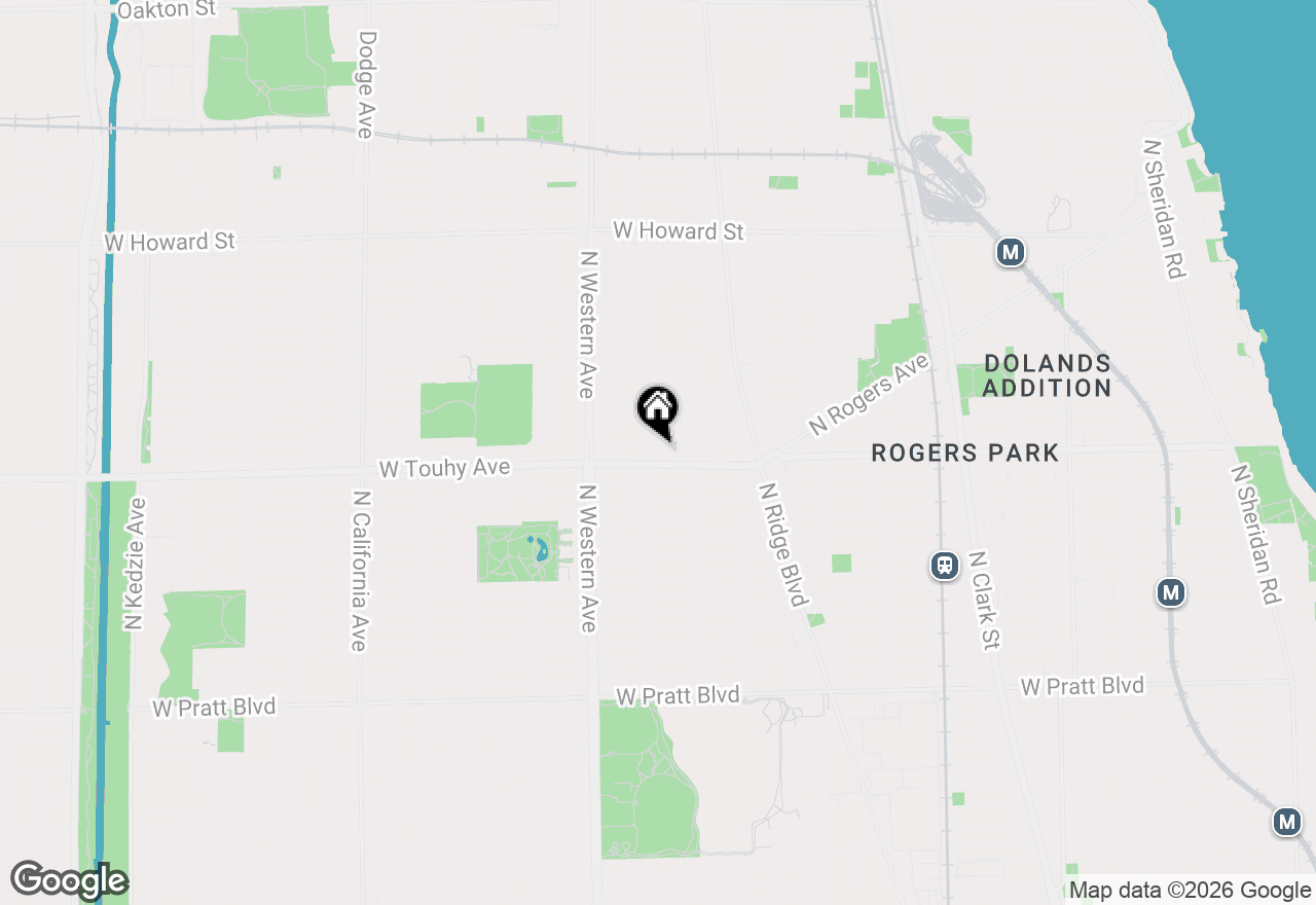 Map of 7209 N Oakley Avenue, Chicago, IL 60645