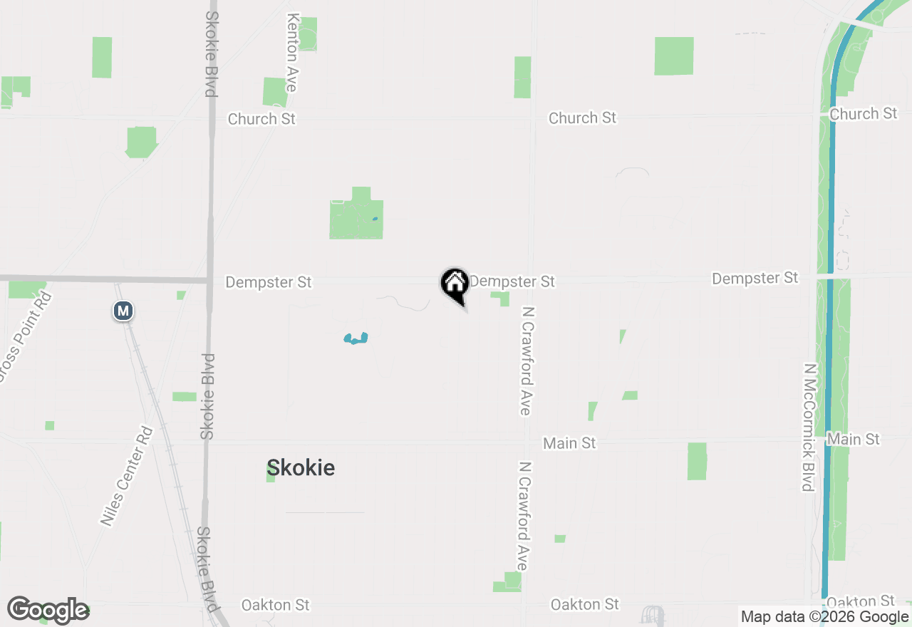 Map of 8711 Keeler Avenue, Skokie, IL 60076