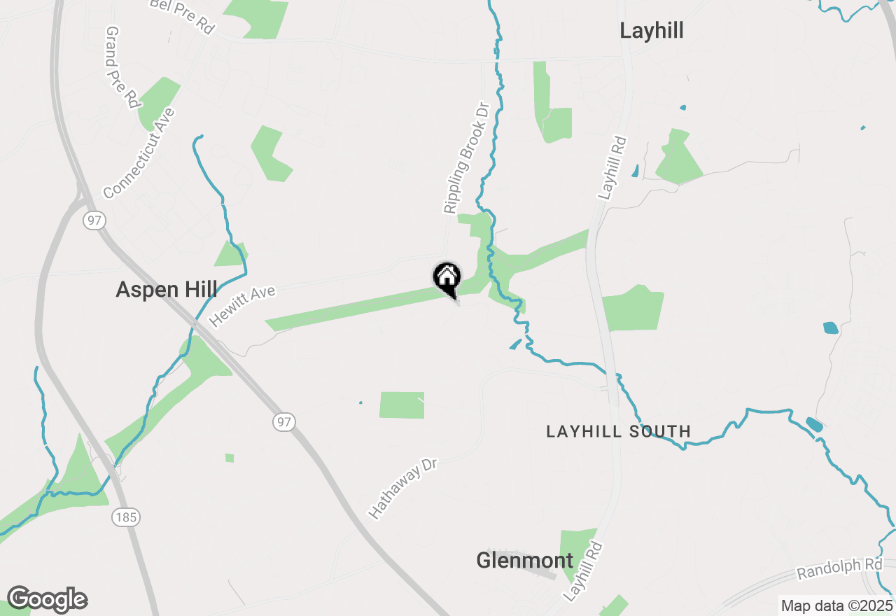 Map of 13508 Rippling Brook Drive, Silver Spring, MD 20906