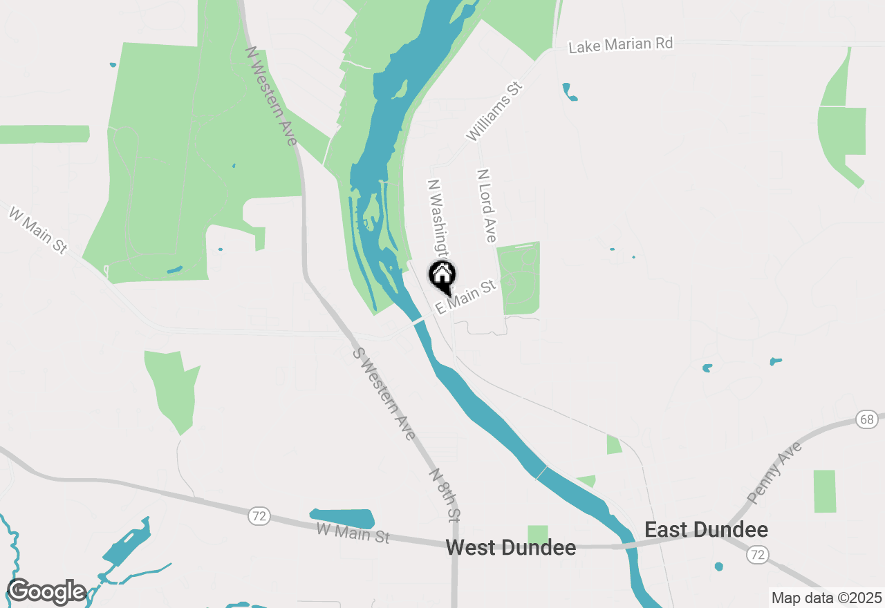 Map of 50 E Main Street, Carpentersville, IL 60110