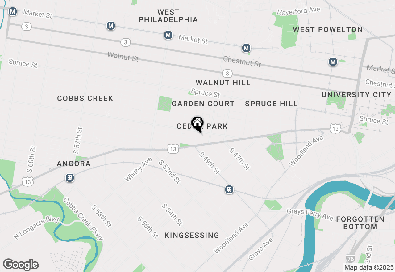 Map of 4841 Walton Avenue, Philadelphia, PA 19143