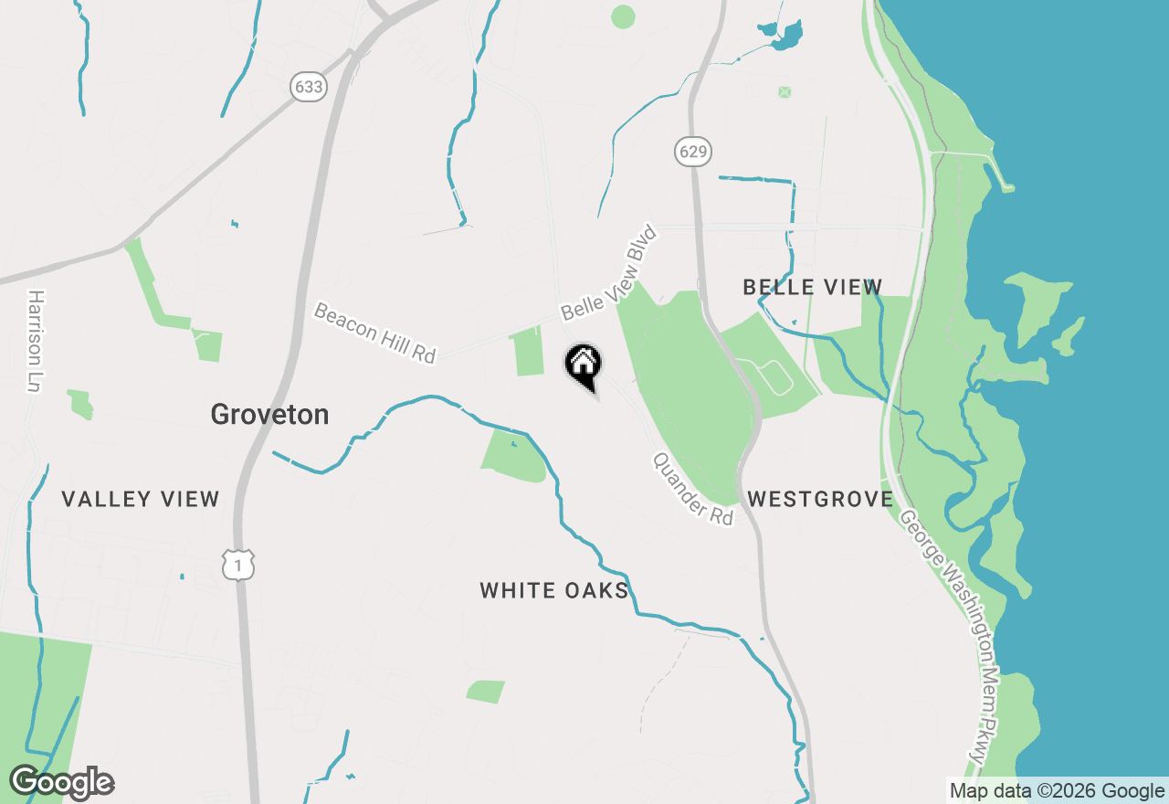 Map of 2204 Dartmouth Drive, Alexandria, VA 22307