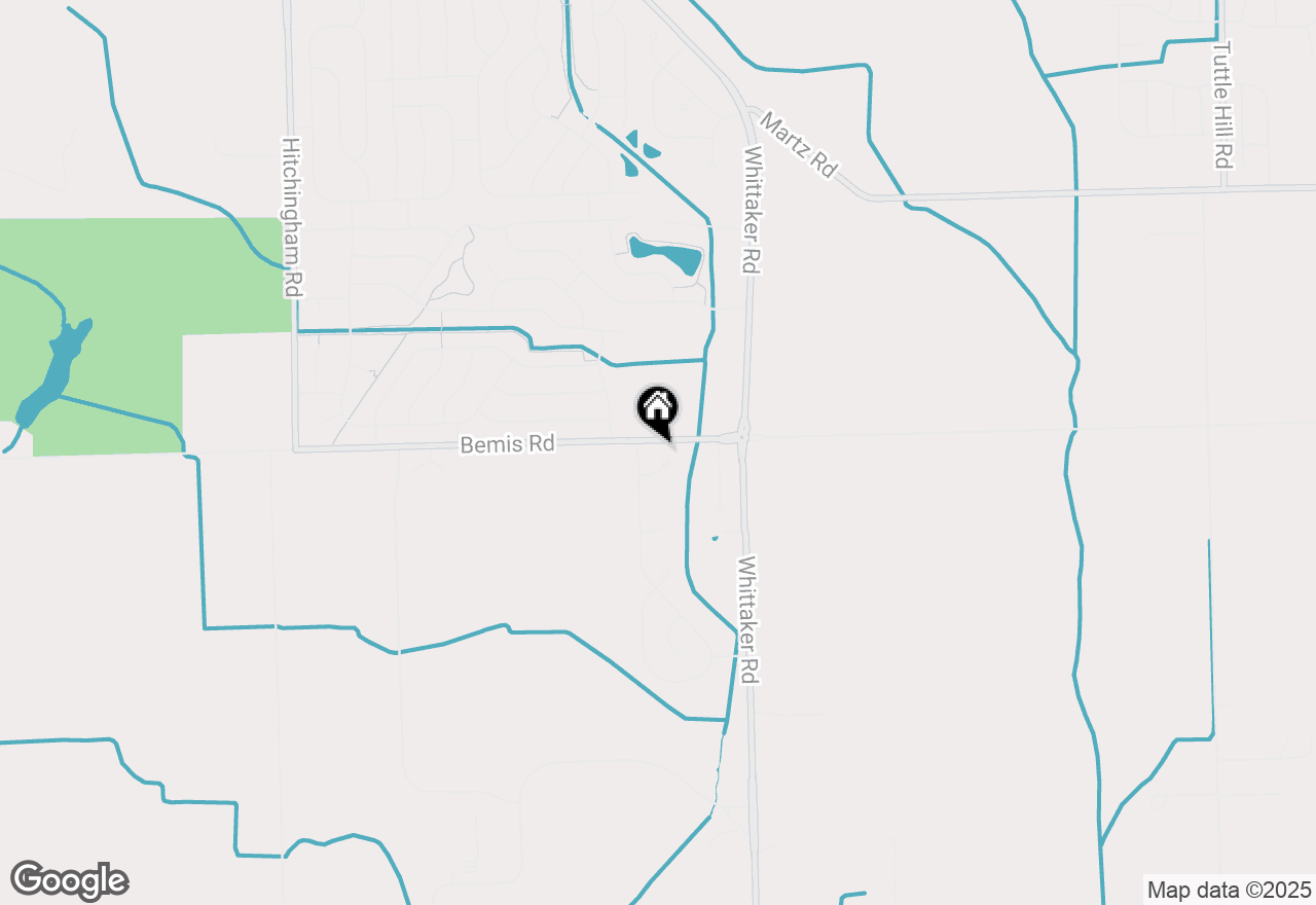 Map of 7767 W Branch Court, Ypsilanti, MI 48197