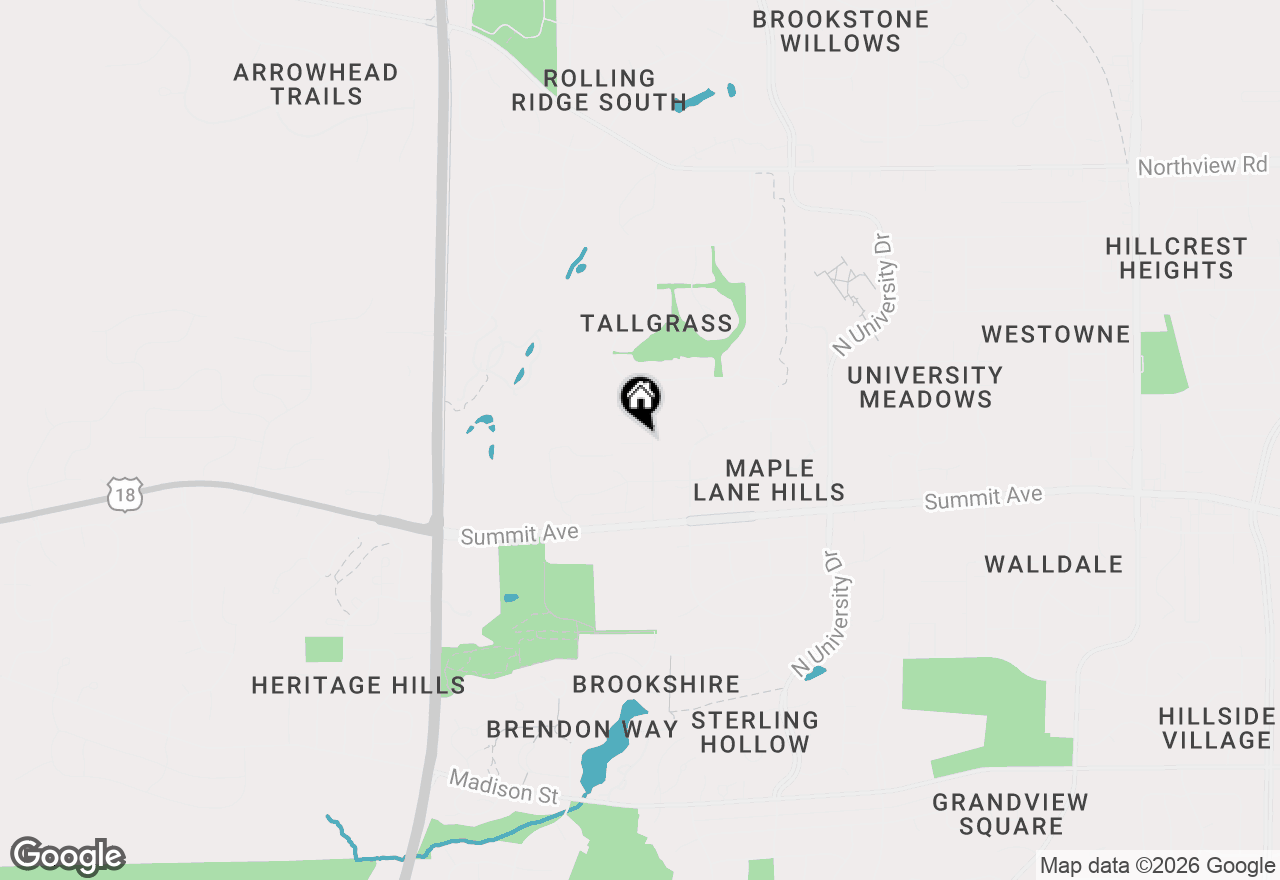 Map of 3007 Cranberry Cir, Waukesha, WI 53189