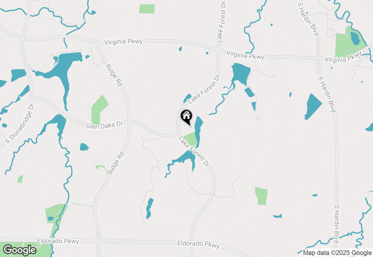 Map of 4903 Overlook Court, Mckinney, TX 75072