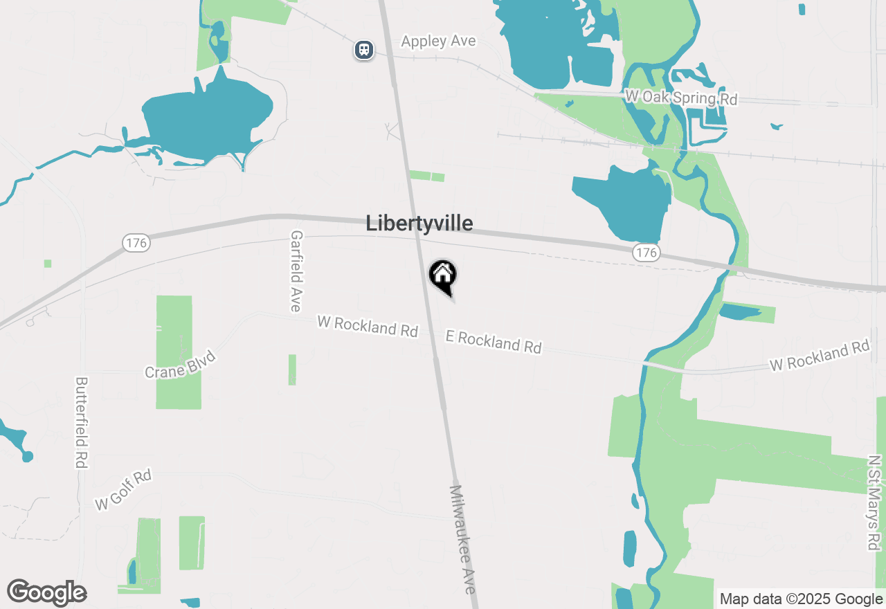 Map of 415 Prairie Avenue, Libertyville, IL 60048