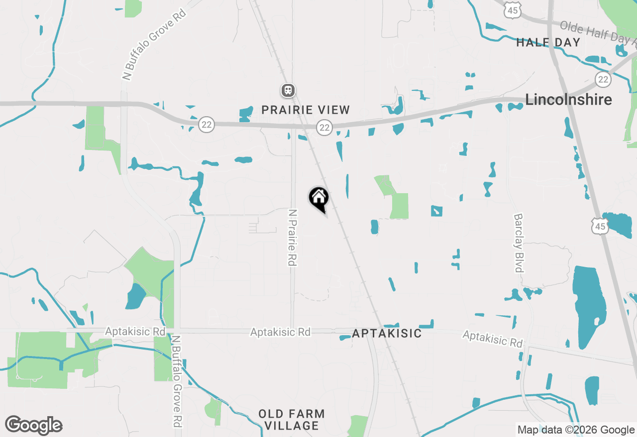 Map of 2189 Avalon Drive, Buffalo Grove, IL 60089