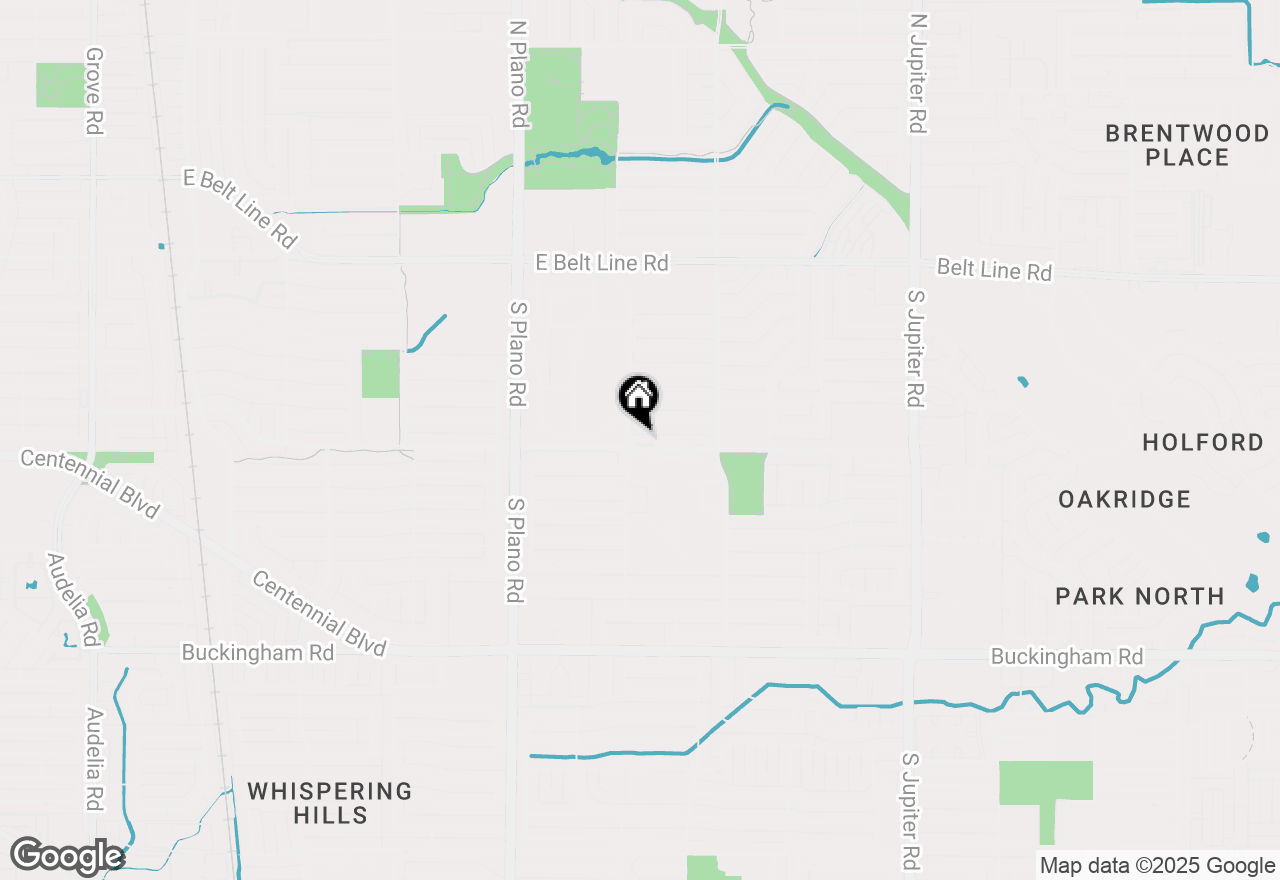 Map of 1603 E Spring Valley Road, Richardson, TX 75081